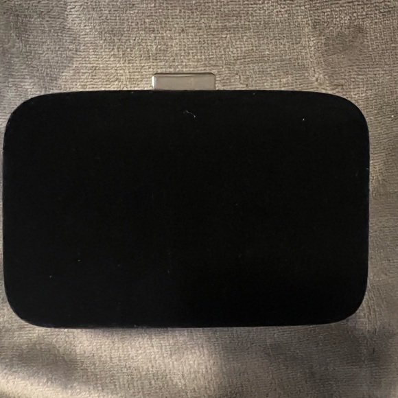 Giorgio Armani velvet clutch crossbody evening bag - Picture 2 of 5